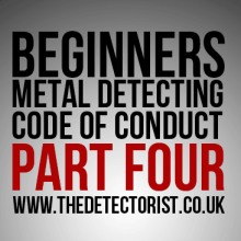 Metal Detecting Code Of Conduct